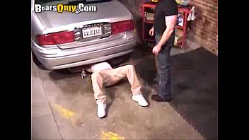 Naked gay men mechanic